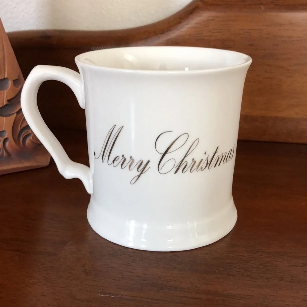 3/$25 Bella Lux Holiday Collection Stick Reindeer Merry Christmas Mug